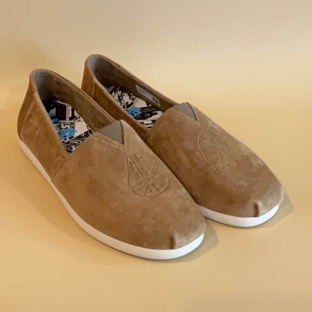 NWOT TOMS X STAR WARS - Slip On SUEDE